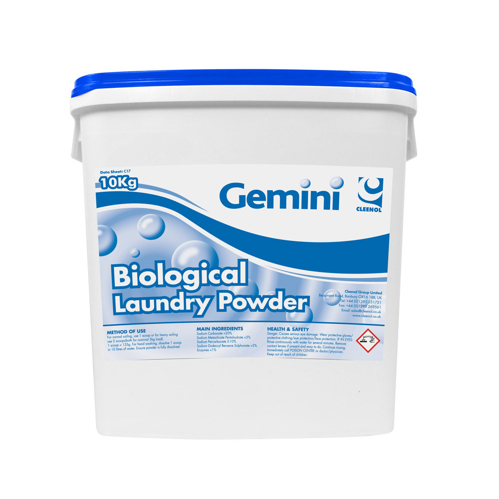 (I)LAUNDRY POWDER (ENZYME AUTO BIO) 10kg Raynor Hygiene