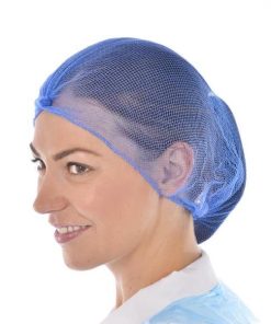 HAIRNET BLUE 1X144