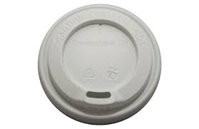 12OZ COMPOSTABLE LIDS (for PC051) x1000 VEGLID12