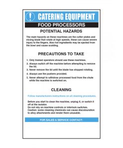 Food Processors Safety Guidance Notice