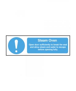 Steam Oven Safety Sign