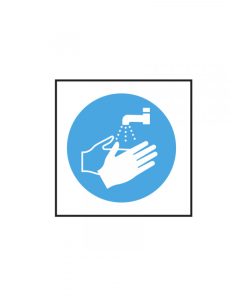 Wash Hands Symbol vinyl sticker