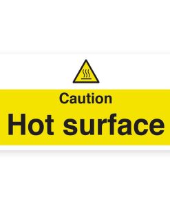 Caution Hot Surface Notice