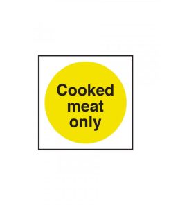 Cooked Meat Only Notice