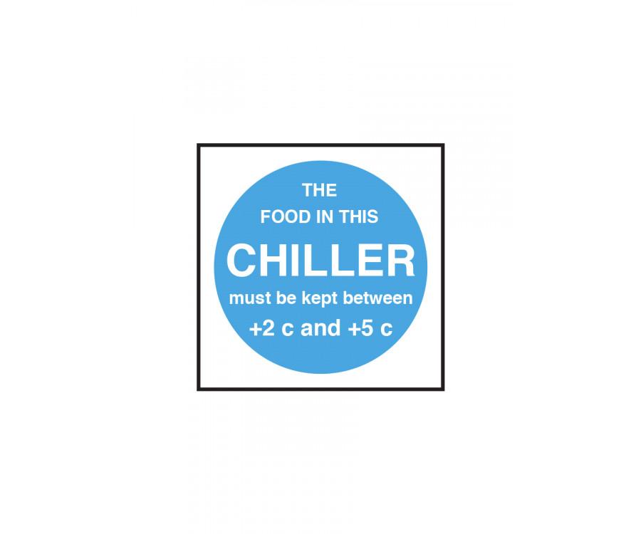 Chiller Temperature Notice Raynor Hygiene