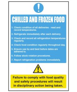 Chilled & Frozen Food Notice