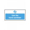 Use the Hand Sanitiser vinyl sticker