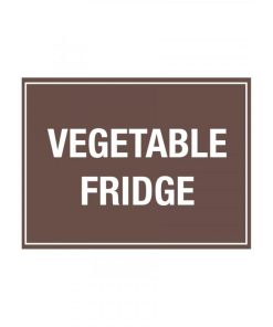 Vegetable Fridge Notice