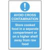 Avoid Cross Contamination Notice
