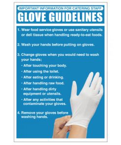 Glove Guidelines Notice
