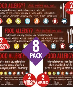 Food Allergen Awareness Catering Sign Pack