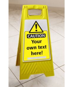 Your Own Text Portable Floor Stand