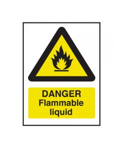 Danger Flammable Liquid Safety Sign