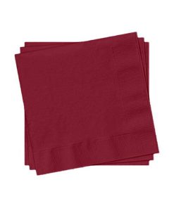 BURGUNDY COCKTAIL NAPKINS