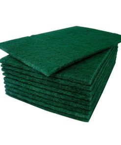 GREEN SCOURING PADS 1X10