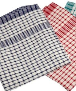 TEA TOWELS CHECK 1X10