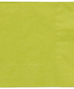 TORK LIME 33CM 4FOLD NAPKINS X2000