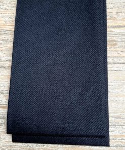 BLACK AIRLAID 8 FOLD NAPKIN