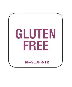GLUTEN FREE FOOD ALLERGY LABELS 25mm