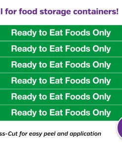 Ready To Eat Food Only Labels