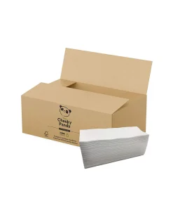 CHEEKY PANDA BAMBOO Z FOLD INTERFOLD H/T WHITE FLUSHABLE 2ply