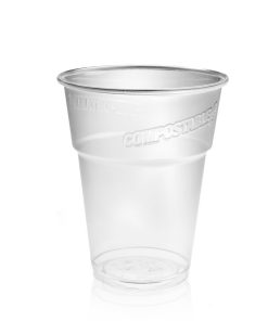 COMPOSTABLE PINT TO BRIM CLR TUMBLER