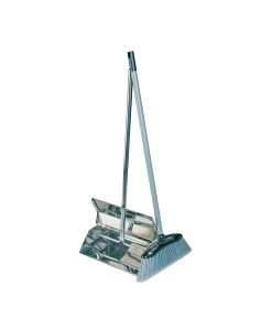 STAINLESS STEEL LOBBY DUSTPAN & BRUSH