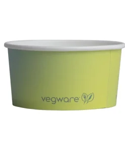 Vegware Double Scoop Ice Cream Pot Tutti Frutti 6oz (Pack of 1000)
