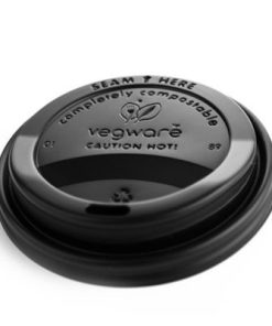 6oz COFFEE CUP LIDS BLACK x1000