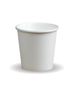 4oz SINGLE WALL WHITE PAPER HOT CUPS x1000