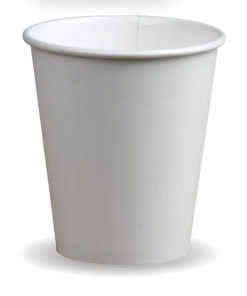 7oz SINGLE WALL WHITE PAPER HOT CUPS x1000