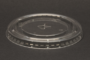 CLEAR FLAT LID + STRAW SLOT for 9oz (x1000)